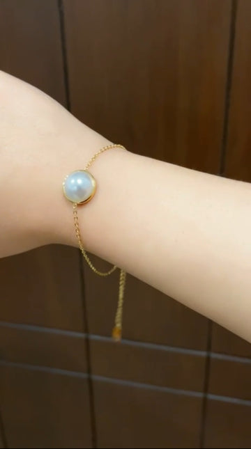 Pearl Gold Bracelet