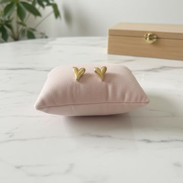 Heart Shape Ear Studs