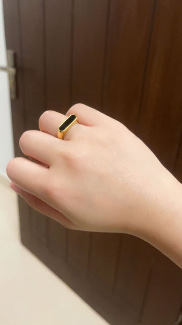 Strata Fusion Gold Ring
