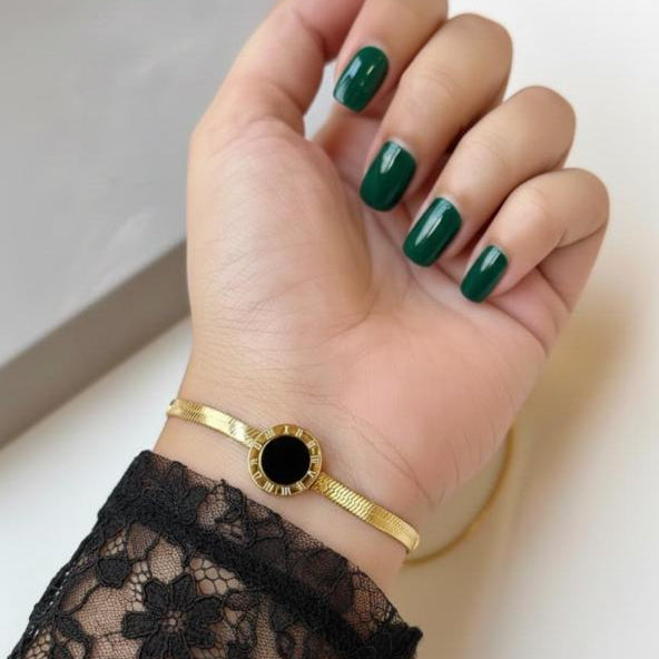 Roman Numeral White Bracelet