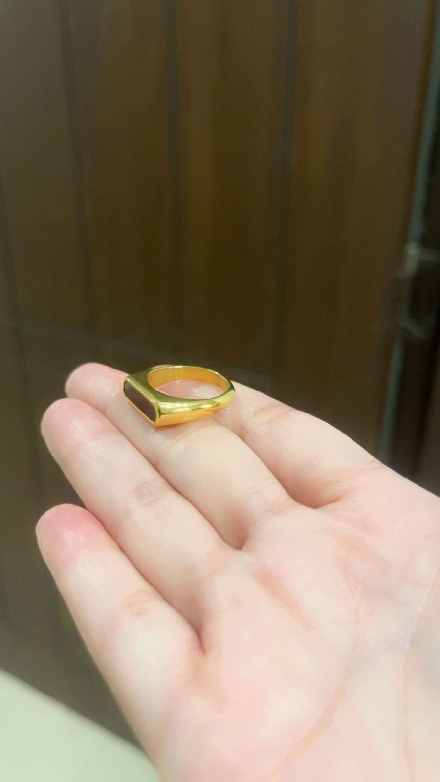 Strata Fusion Gold Ring